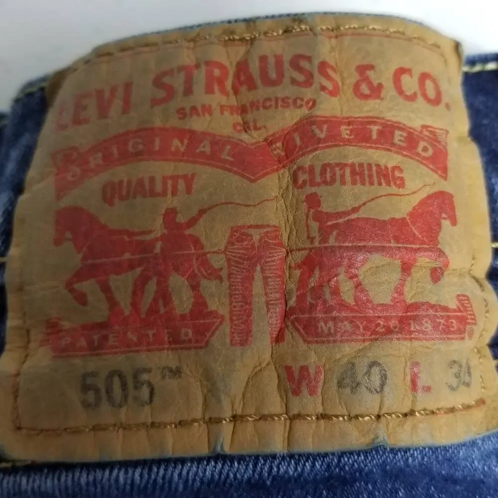 Levi's 505 40x30 Blue Jeans Good Condition